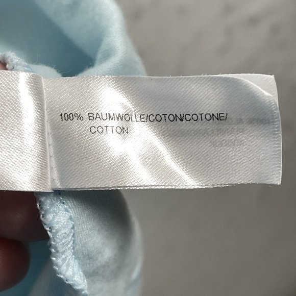 Calida Switzerland Womens Nightgown Size M Blue Long Sleeve Cotton 33346 - Picture 8 of 12